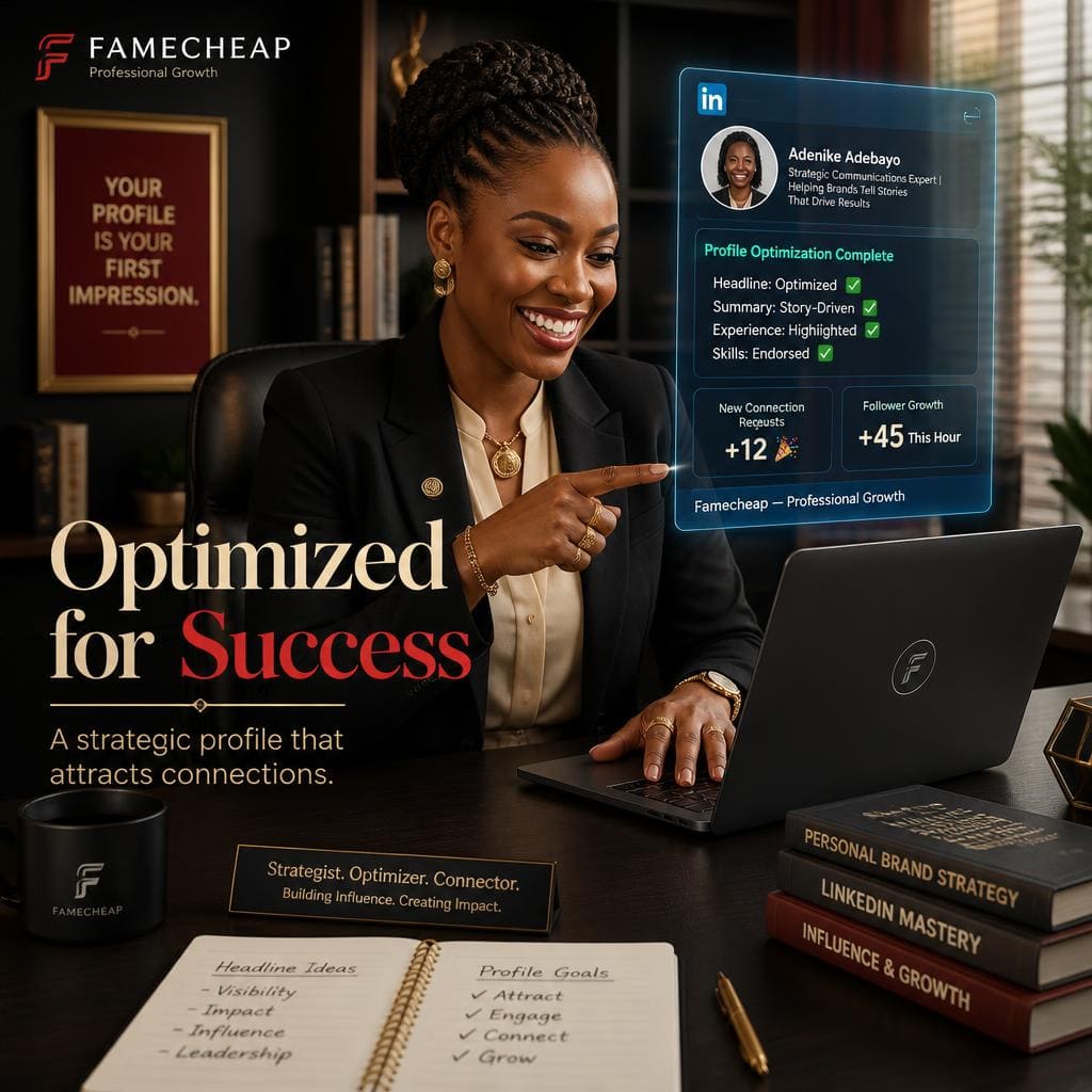 Nigerian professionals expanding LinkedIn connections through optimized profiles