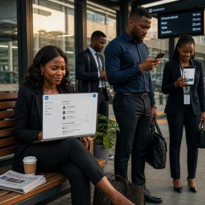 Nigerian professionals exploring LinkedIn follower growth strategies