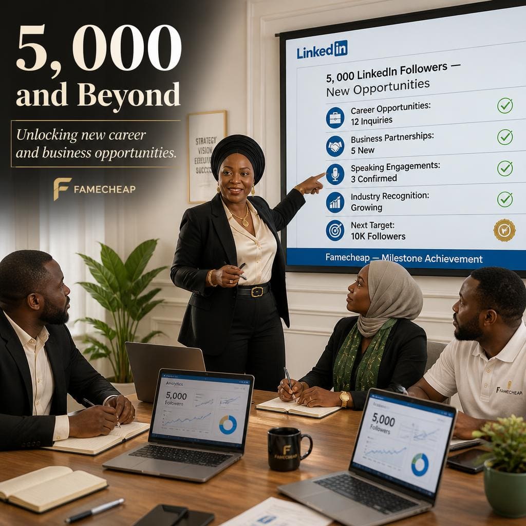 Nigerian professionals in conference room exploring options