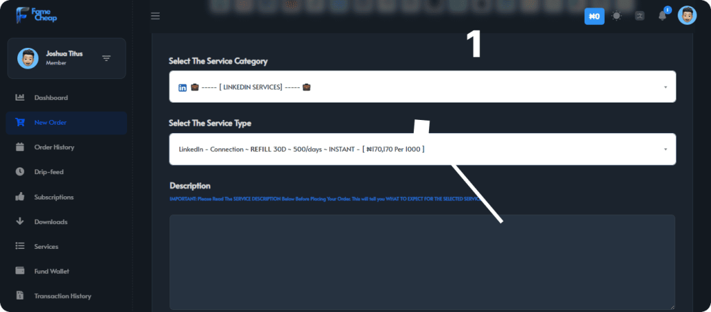 Bar chart showing different LinkedIn connection package options